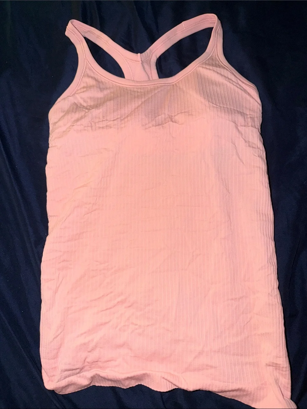 lululemon athletica Pink ebb to street Racerback Tank